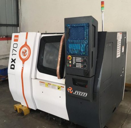 Jyoti DX 170 CNC turning centre on the Guru Engineering Industries shop floor